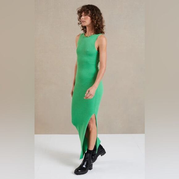 Bec & Bridge Green Halter Bodycon Maxi Dress - Picture 6 of 12